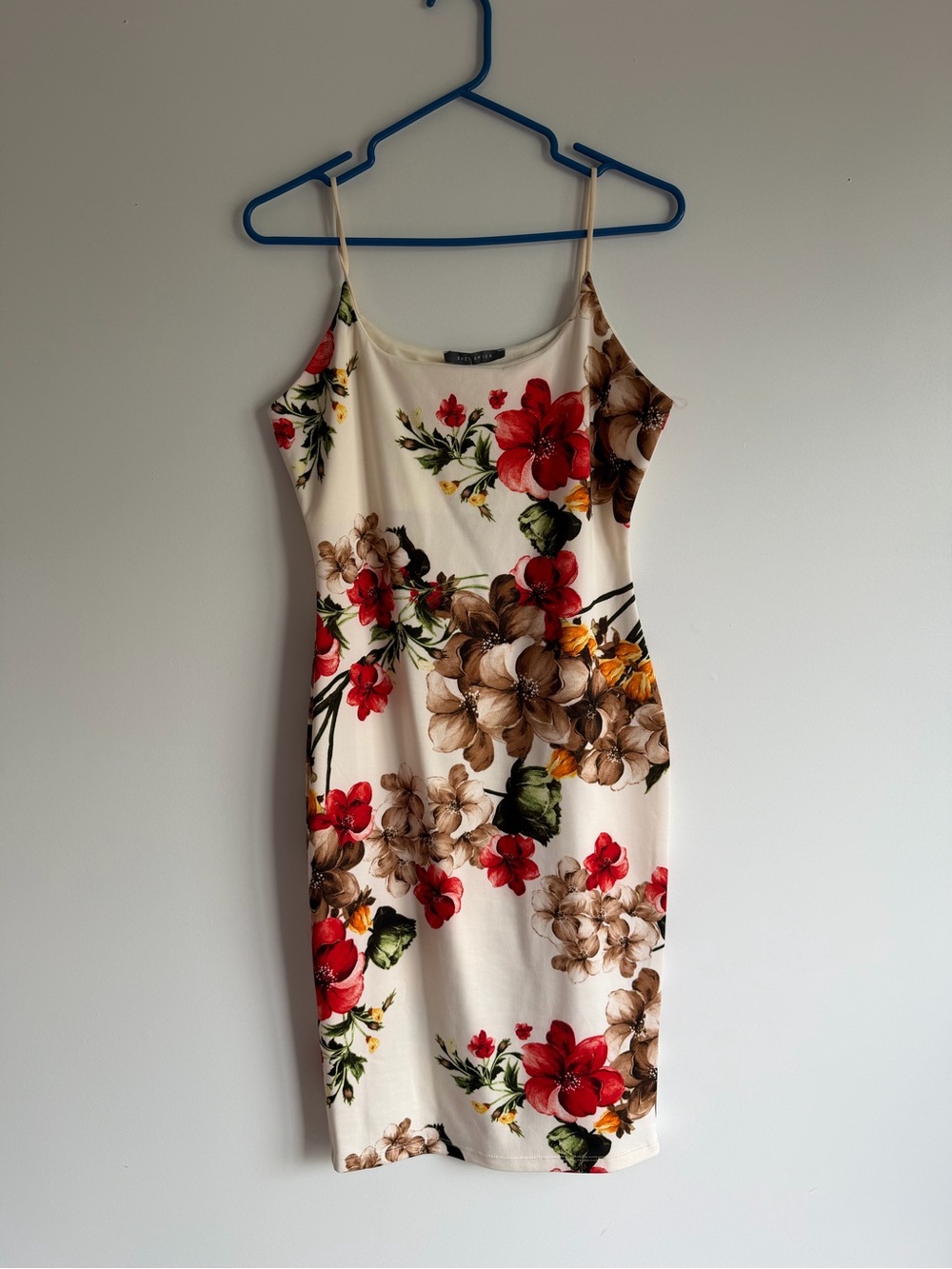 Suzy Shier Floral Bodycon Dress | Romantic Spring Midi Dress | NWT | Medium
